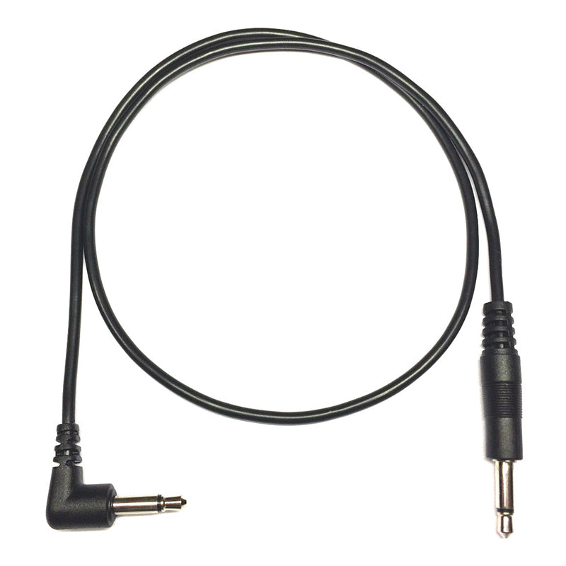 Tendrils Right Angled To Straight Eurorack Patch Cable 45CM