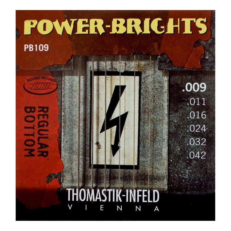 THOMASTIK INFELD TGPB109 GUITAR SET, POWER BRIGHTS
