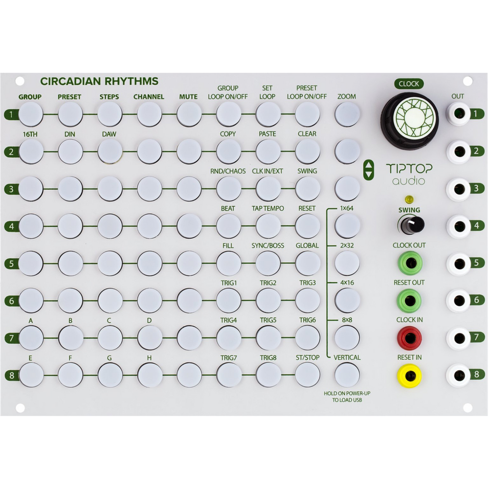 Tiptop Circadian Rythms Grid Sequencer