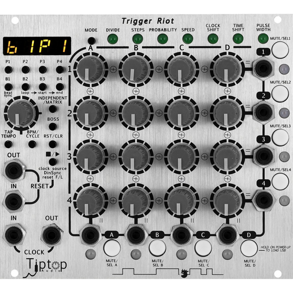 TIPTOP TRIGGER RIOT SEQUENCER WHITE