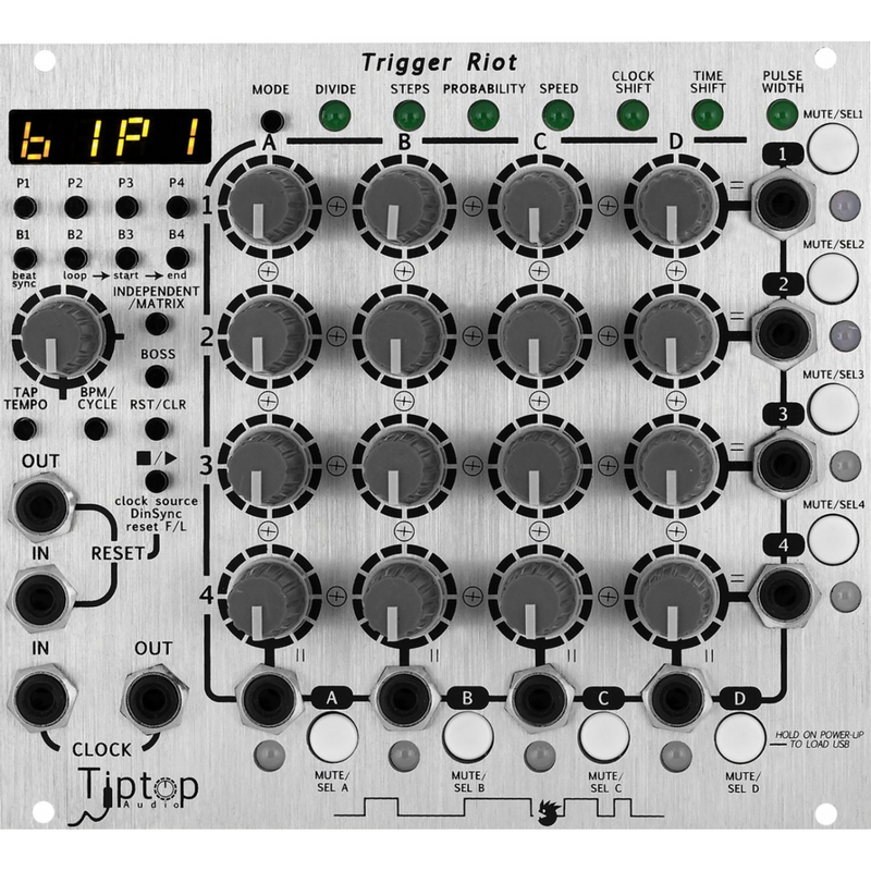 Tiptop Trigger Riot Sequencer White